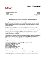 Miva Inc Named a Top Ecommerce Solution in New 2024 Paradigm B2B Report