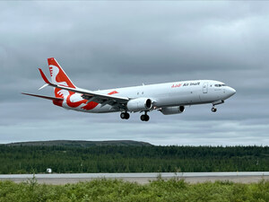 Modernisation du parc aérien - Vol inaugural du Boeing 737-800 de nouvelle génération vers le Nunavik