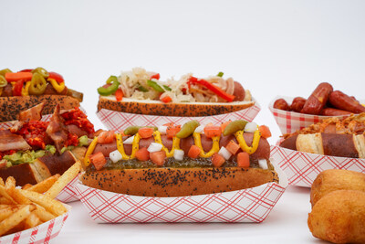 Nomad Dawgs, a quick service concept that takes guests on a journey to savor unique varieties of hot dogs from around the world.