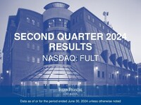 Fulton Financial Corporation Announces Second Quarter 2024 Results