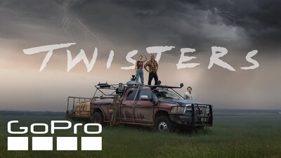 GoPro brings audiences inside the action for Universal Pictures, Warner Bros. Pictures, and Amblin Entertainment’s new film, Twisters