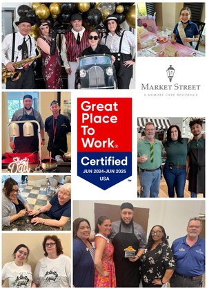 Market Street Memory Care Residence Viera Celebrates Seven Years as a Certified Great Place to Work®
