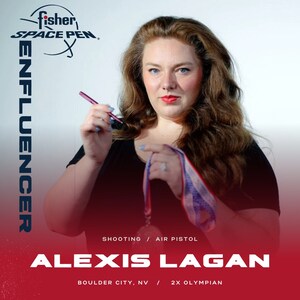 Alexis Lagan Joins Forces with Fisher Space Pen as PENfluencer; Set to Compete in Second Olympic Games July 27
