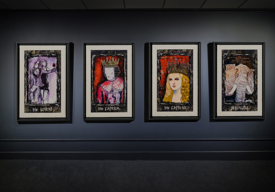 Castle Fine Art launches Johnny Depp's new collection, Tarot - a collection  of four artworks representing periods in his life to go on sale from 18 July