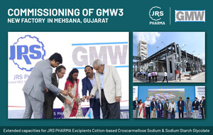 JRS Pharma &amp; Gujarat Microwax Pvt Ltd. Open State-of-the-Art Cotton-Based Croscarmellose Sodium Plant