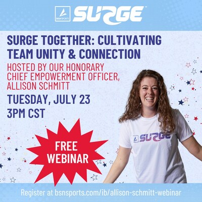 BSN SPORTS SURGE Together Webinar Graphic