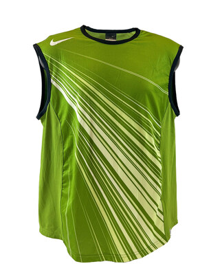 Rafael Nadal's iconic sleeveless shirt worn by him at the 2005 French Open, where he won his first Grand Slam title.