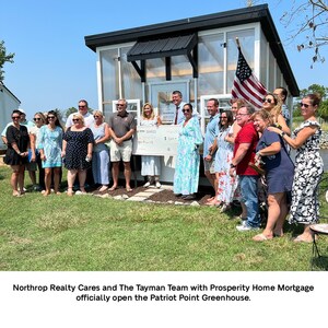 Northrop Realty Cares &amp; The Tayman Team with Prosperity Home Mortgage Sponsor Greenhouse Project at Patriot Point in Maryland
