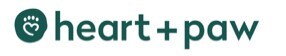 Heart + Paw logo. For more information, please visit: https://heartandpaw.com/
