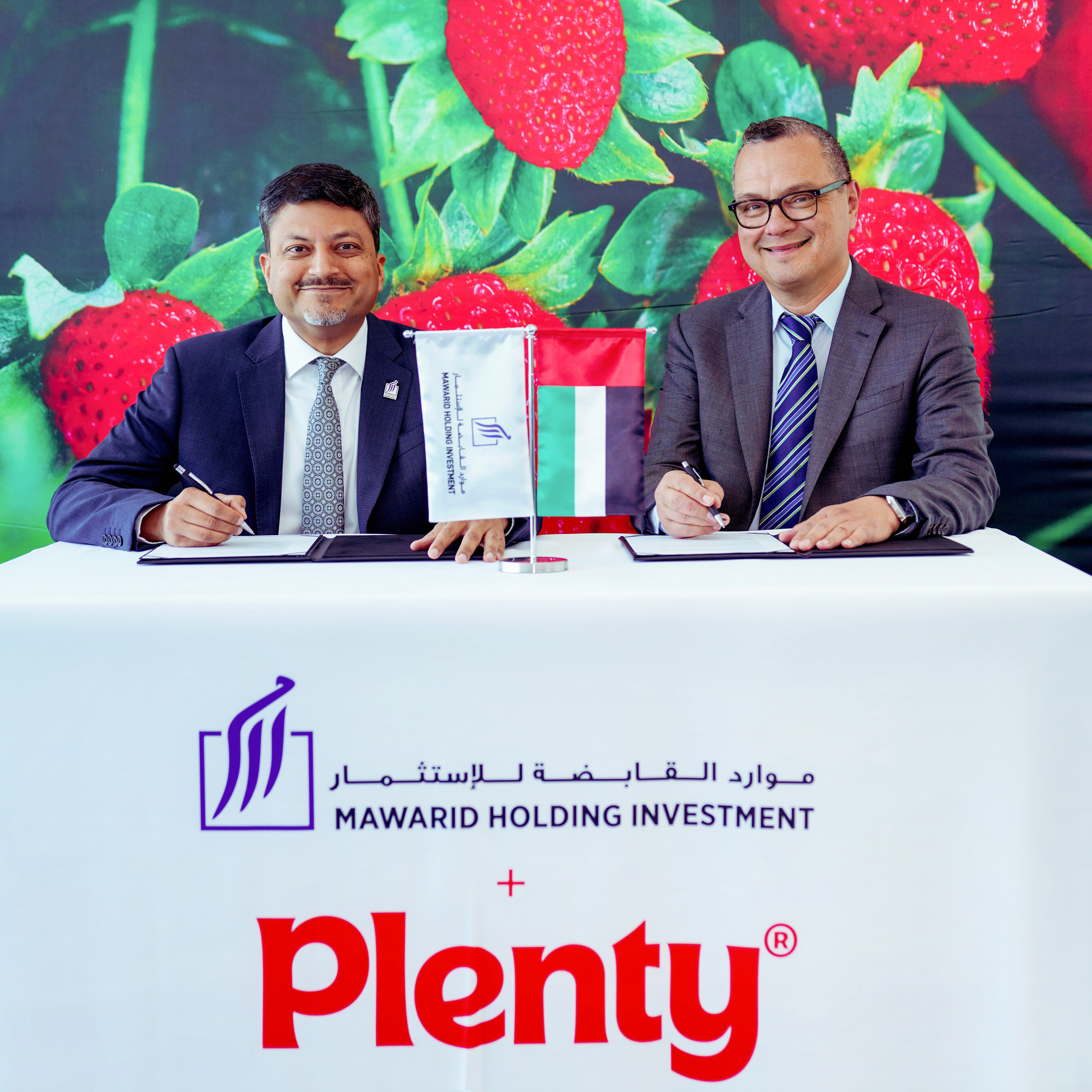 PLENTY AND MAWARID LAUNCH REGIONAL PARTNERSHIP TO GROW FRESH PRODUCE IN GCC