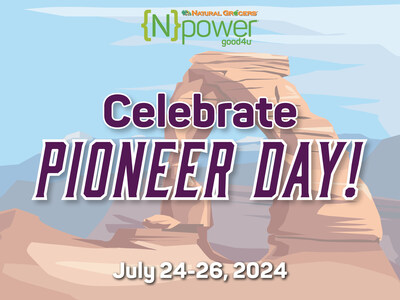 Customers are invited to celebrate Pioneer Day with a free Natural Grocers reusable tote bag and a $5 off coupon for in-store purchases for all {N}power® members.