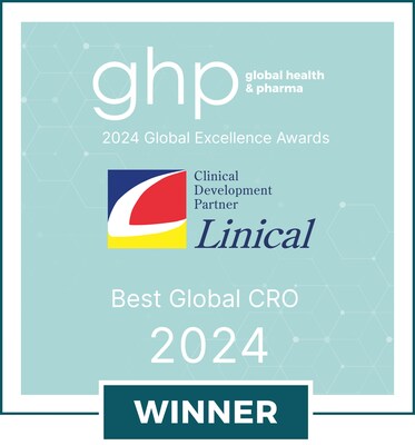 Linical Best Global CRO 2024 Badge