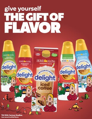 International Delight Home Alone-inspired Iced Coffee and Creamers