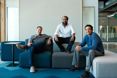 Rhombus Founders, from left: Dave Gustafson, VP of Hardware; Omar Khan, CTO; and Garrett Larsson, CEO.
