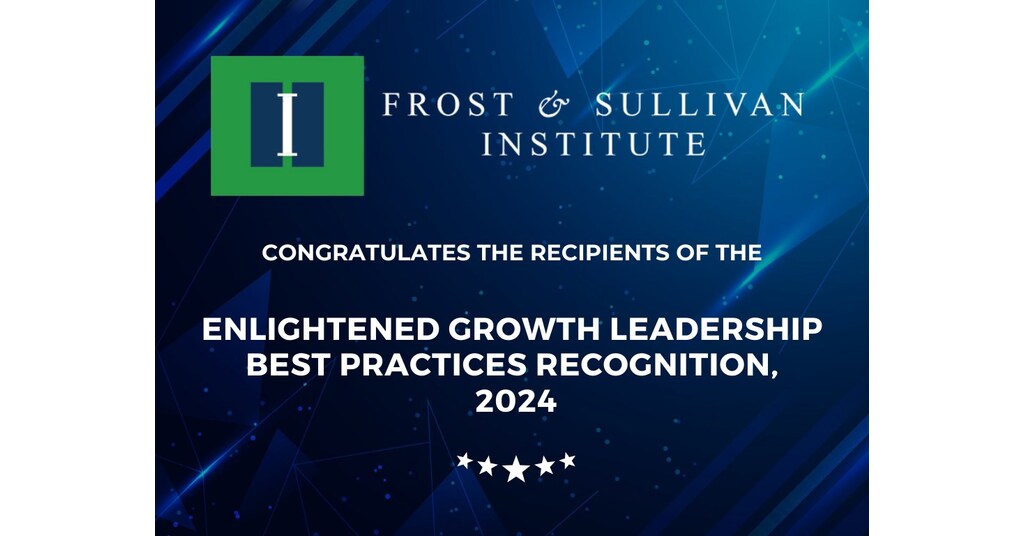 Frost & Sullivan Institute Celebrates Leaders in Sustainability with 2024 Enlightened Growth Leadership Awards