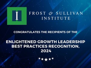 Frost & Sullivan Institute Celebrates Leaders in Sustainability with 2024 Enlightened Growth Leadership Awards