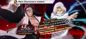 "Bleach: Brave Souls" 9th Anniversary Campaign Begins with Special 9th Anniversary Characters &amp; Up to 10 Free Pulls of x10 Summons