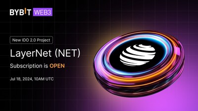 Bybit Web3 Announces Upcoming IDO for LayerNet, a Pioneering Telegram-Based Play-to-Earn Game (PRNewsfoto/Bybit)