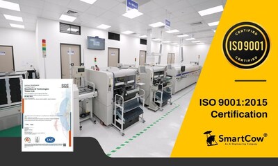 SmartCow Achieves ISO 9001:2015 Certification for Production Center