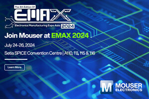 Mouser to Participate in EMAX 2024 at Penang