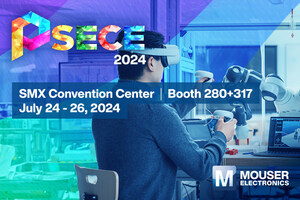 Mouser Electronics to Exhibit at PSECE 2024