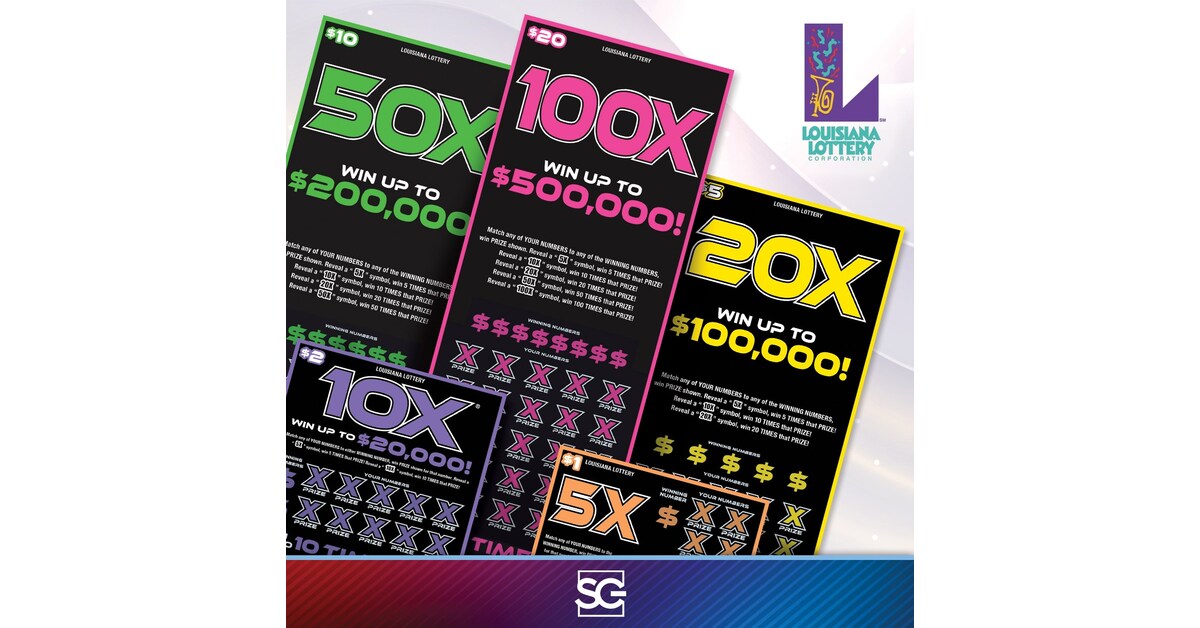 Scientific Games Continues as Primary Scratchoffs Partner as Louisiana Lottery Tracks for Great