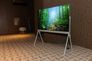 Com design inovador, TV LG OLED Objet Collection Posé é destaque na CASACOR 2024