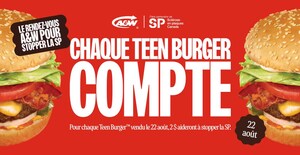 Le 22 août, A&W Canada se mobilise au profit de SP Canada à l'occasion de sa 16e campagne annuelle du Rendez-vous A&W pour stopper la SP