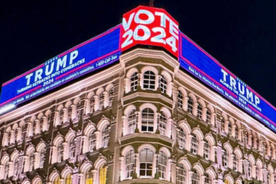 Dan Newlin's Trump 2024 Billboard in Philadelphia, PA