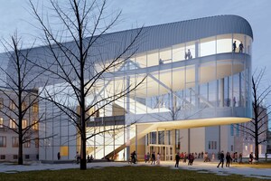 The new concert hall for Ostrava was designed by Steven Holl Architects from New York and Architecture Acts from Prague
