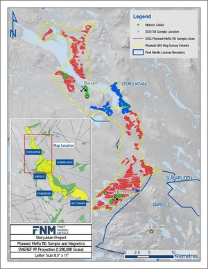 First Nordic Announces Exploration Program Underway on Gold Line Belt Projects in Sweden