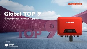 Hypontech Listed Among Global Top 9 Single-Phase Inverter Suppliers by Wood Mackenzie
