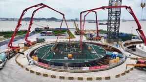 ابتكار مذهل لشركة SANY يُساعد في بناء جسر شيزيانغ في منطقة خليج غوانغدونغ-هونغ كونغ-ماكاو الكبرى بالصين