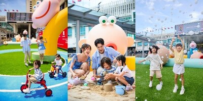 Los niños se preparan para liberarse en los espacios de juego imaginativos repletos de todo tipo de divertidas experiencias sensoriales. (PRNewsfoto/Harbour City Estates Limited)