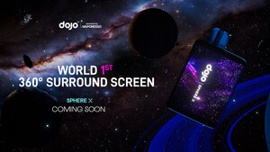 Meet the DOJO Sphere X the World's First 360° Surround Screen Vape