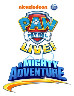 PAW Patrol Live! "A Mighty Adventure" created by VStar Entertainment Group and Nickelodeon. (CNW Group/VStar Entertainment Group)