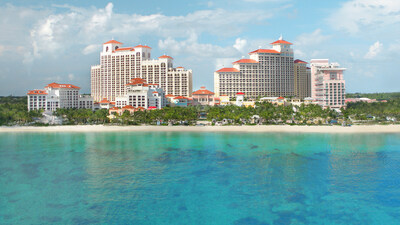 Aerial view of Baha Mar, the leading resort destination in The Bahamas