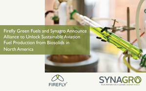 Firefly Green Fuels and Synagro Announce Alliance to Unlock Sustainable Aviation Fuel Production from Biosolids in North America