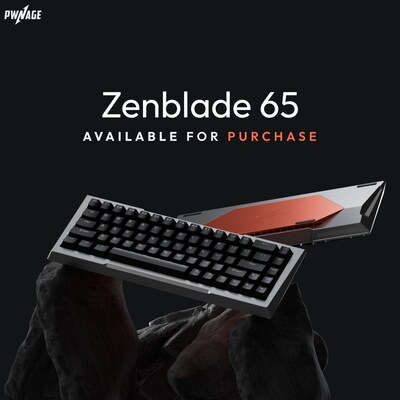 ZenBlade 65 Available for Purchase: Experience the ultimate in luxury gaming keyboards with the ZenBlade 65. Engineered with aerospace-grade aluminum and advanced Hall Effect magnetic switches. Order now and elevate your gaming performance.