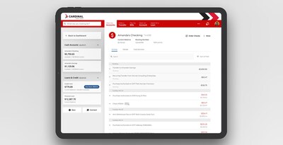Cardinal Credit Union's new dashboard provides a holistic view of a member's financial picture for easy and convenient banking.
