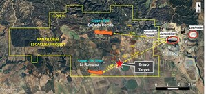 PAN GLOBAL COMMENCES EXPLORATION AT HIGH-PRIORITY BRAVO TARGET IN THE ESCACENA PROJECT, SOUTHERN SPAIN