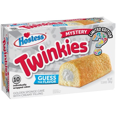 Hostess is launching Mystery Flavor Twinkies in collaboration with content creator, Taylor Calmus, also known as Dude Dad on social media.