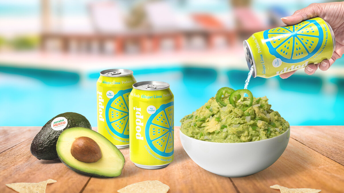 Avocados From Mexico® Teams Up with poppi to Create Pop-Guac, an  Unexpectedly Delicious New Twist on Guacamole