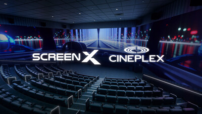 CJ 4DPLEX and Cineplex To Open Three New 270-Degree Panoramic ScreenX Auditoriums in Canada