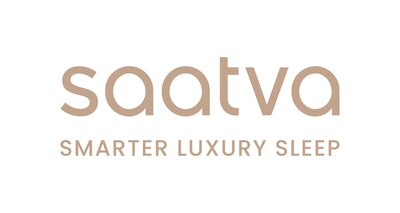 Saatva logo and tagline, smarter luxury sleep.