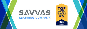 Savvas Learning Company Named a New Jersey Top Workplace For Fourth Year in a Row