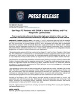 San Diego FC Partners with GOVX to Honor the Military and First
Responder Communities