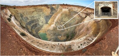 Figure 6: Plutonic East open pit and underground portal – dewatering progress (CNW Group/Catalyst Metals LTD.)