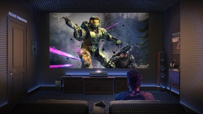 Uma experiência de jogo inigualável com o Hisense Laser Cinema PX3-PRO