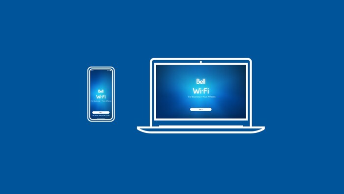 The Bell Business Wi-Fi App is available now for small business owners in Ontario and Québec with Bell pure fibre Internet (CNW Group/Bell Canada)